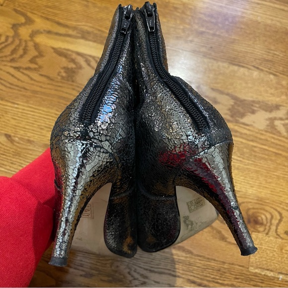 Free People Leather Lexi Heel Boots in Silver - Picture 10 of 16